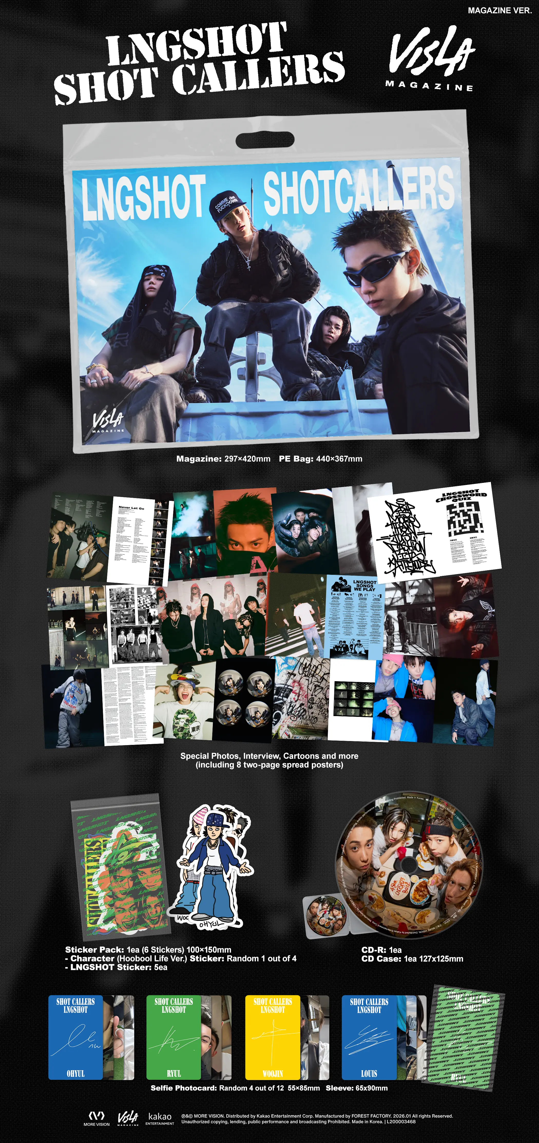 LNGSHOT - SHOT CALLERS (MAGAZINE Ver.)